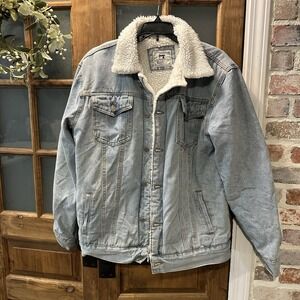 Fashion The Art of Cowboy Unisex Jean Jacket Women's L‎ Mens M